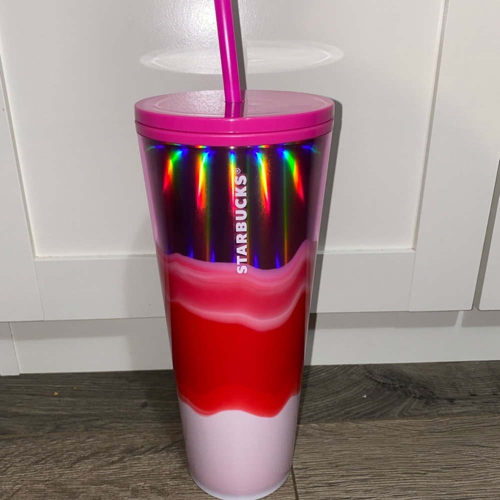 Starbucks Holiday Edition Pink Gradient/Ombré Venti Cold Cup, 24 Fluid Ounces